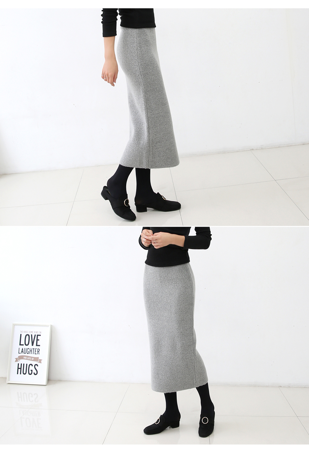 Goliath Knit Long Skirt Messiah Banding Winter Wea