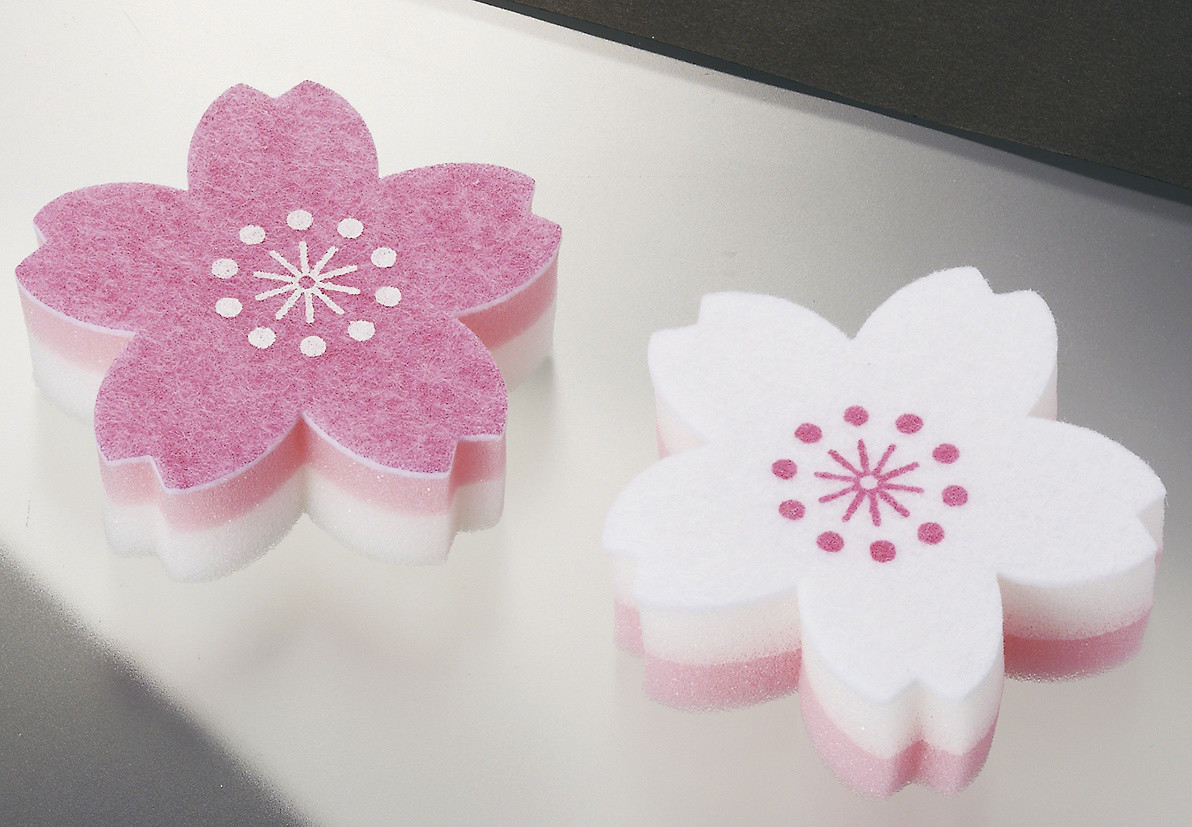 Scrubber Dish Washing Sakura Sakura Japanese Kitch