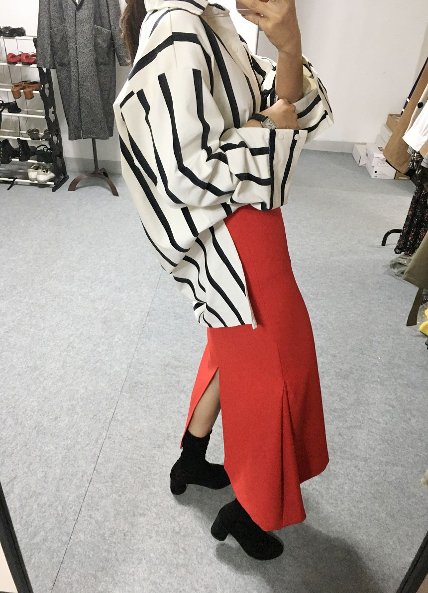 Mermaid Mermaid Long Skirt Line Skirt Winter High 