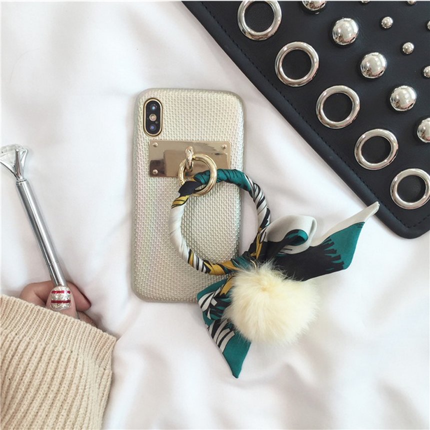 New Delhi iPhone 8 Scarf Case Plus Strap Card Hold