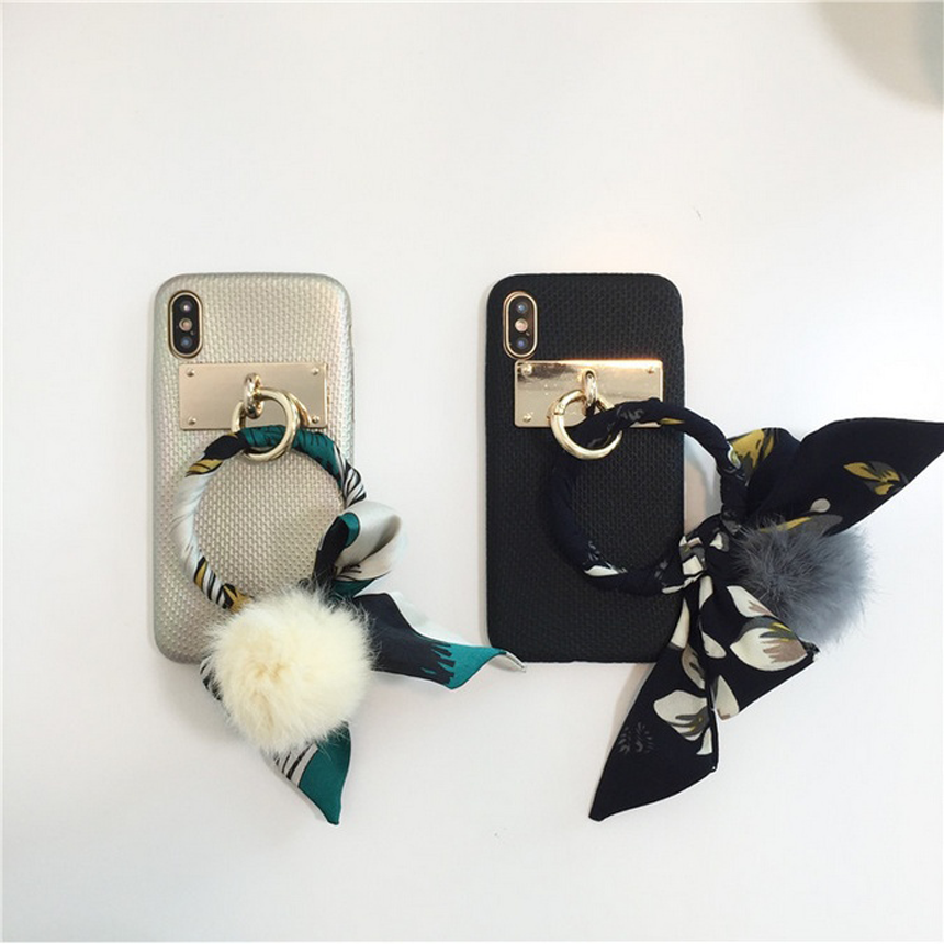 New Delhi iPhone 8 Scarf Case Plus Strap Card Hold