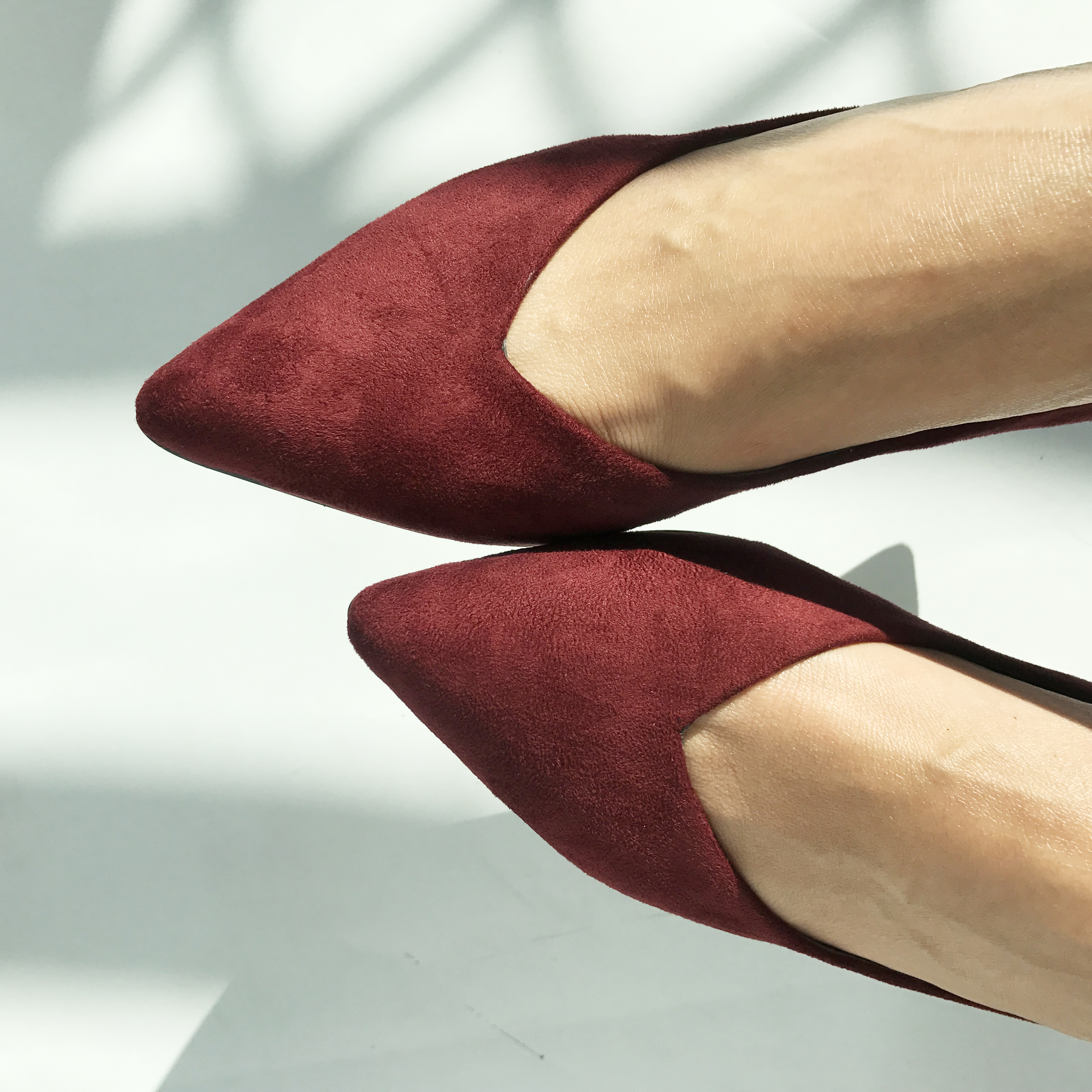 Suede stiletto midsole 5cm black, wine, beige 2017