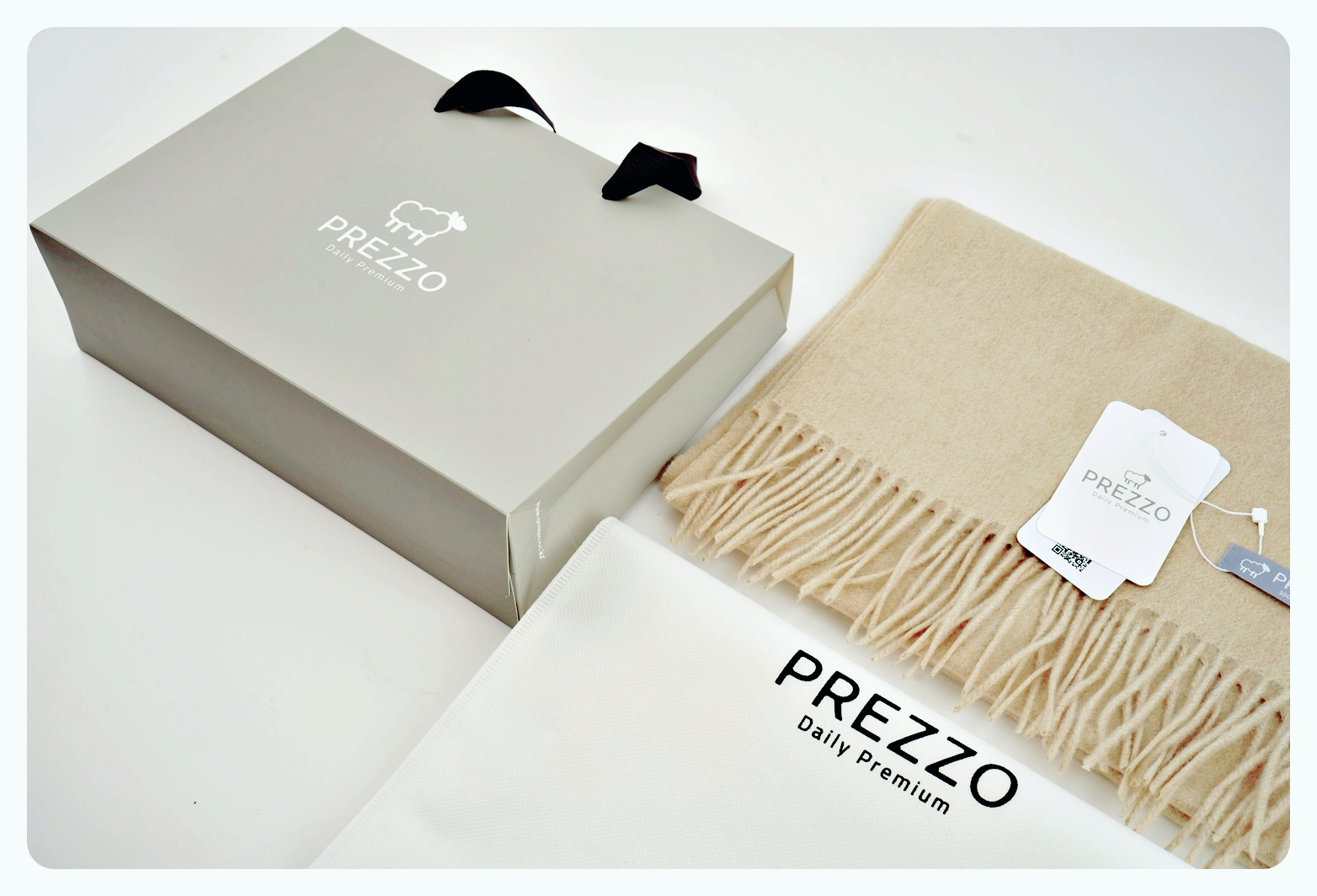 PREZZO 100 cashmere scarf PULO Edition Frames 100