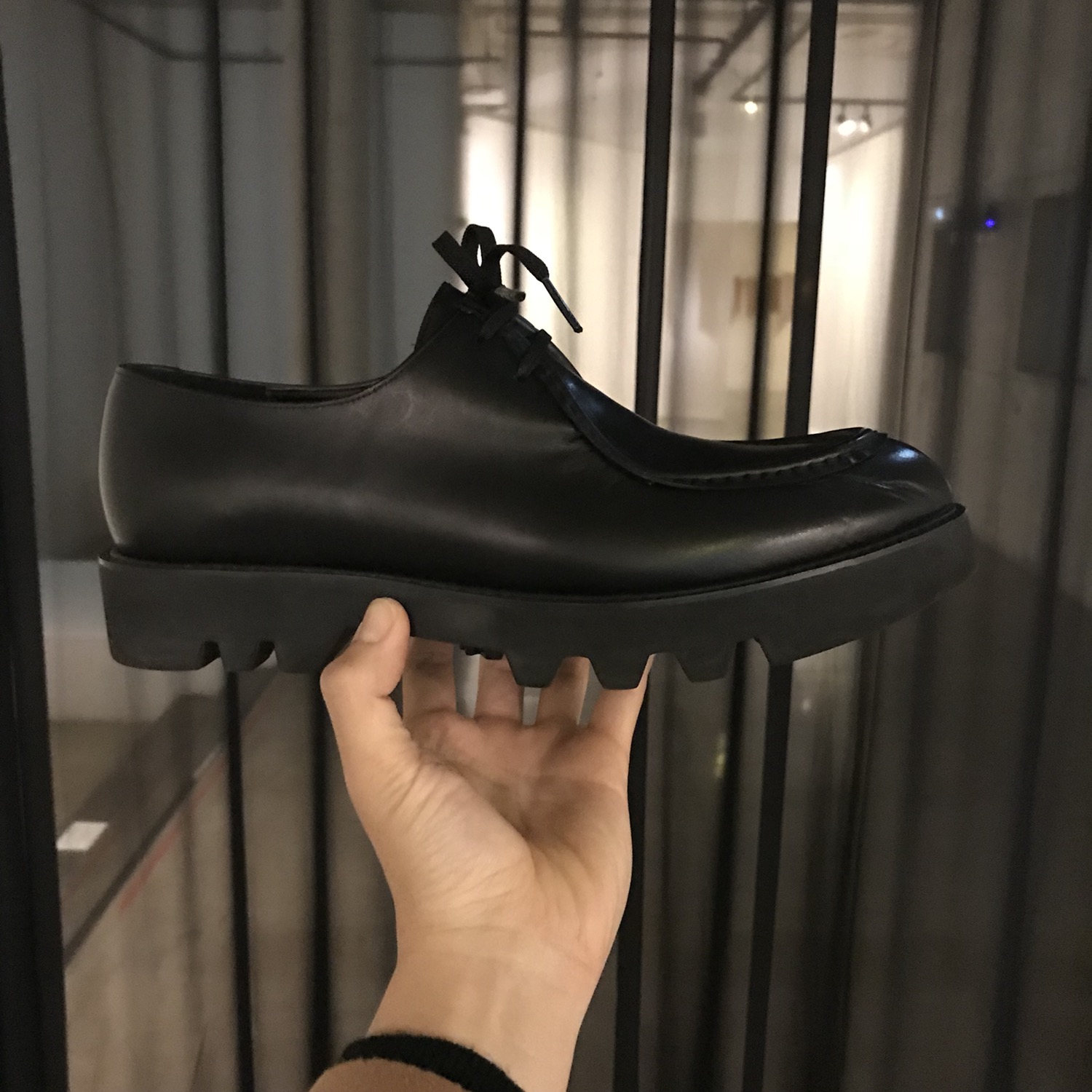 Men's Shark High Heel Shoe Handmade Shoe Heel 5