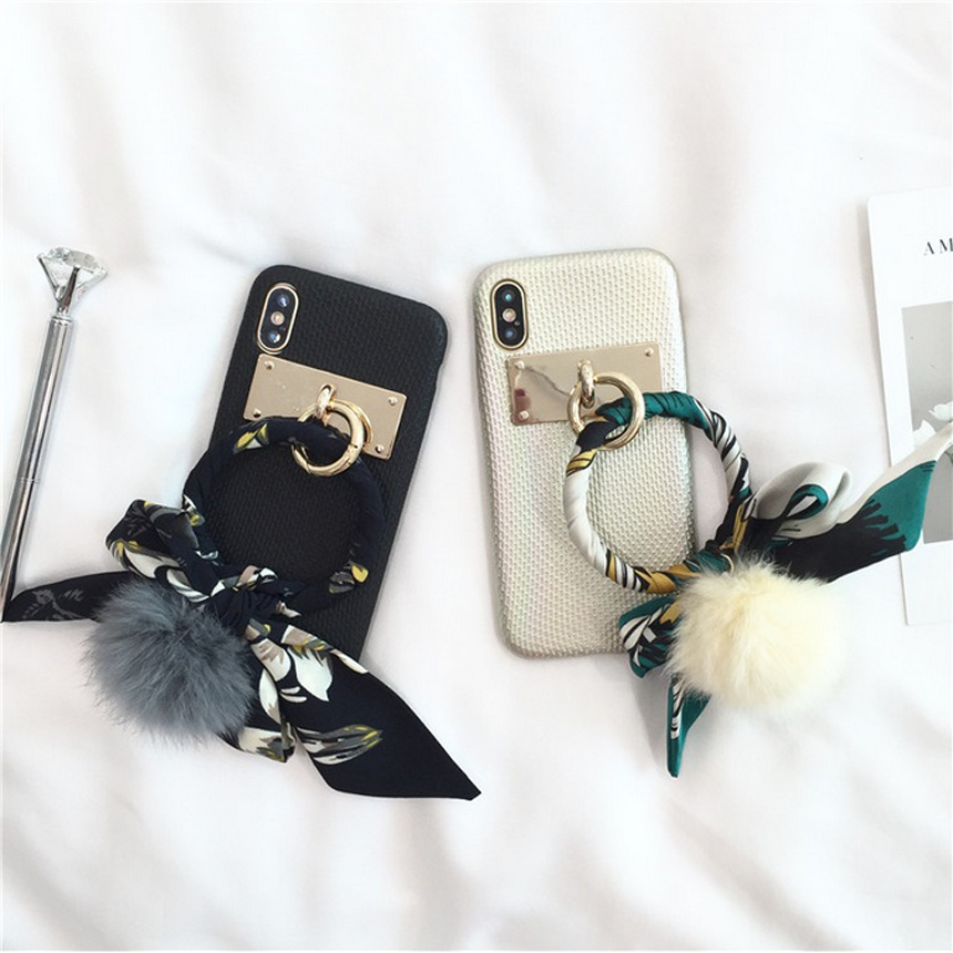 New Delhi iPhone 8 Scarf Case Plus Strap Card Hold