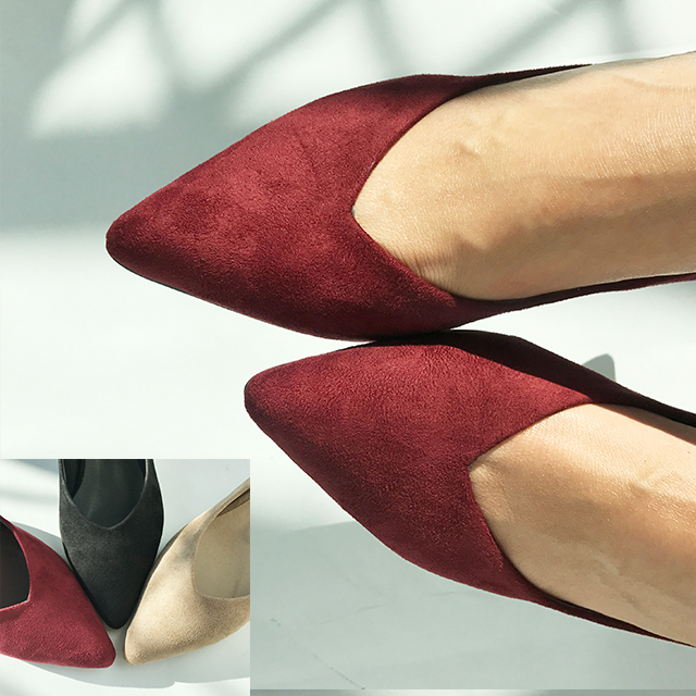 Suede stiletto midsole 5cm black, wine, beige 2017