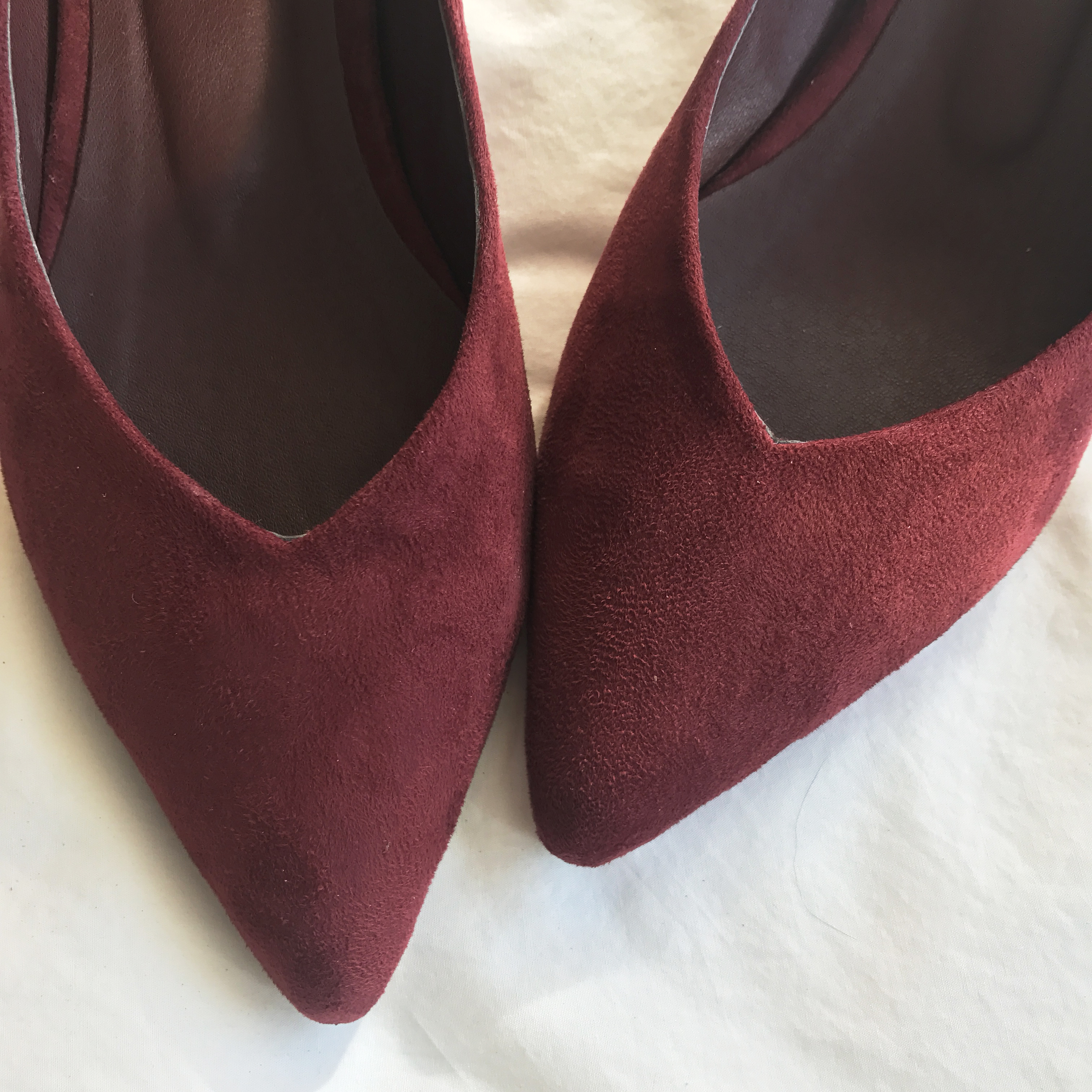 Suede stiletto midsole 5cm black, wine, beige 2017