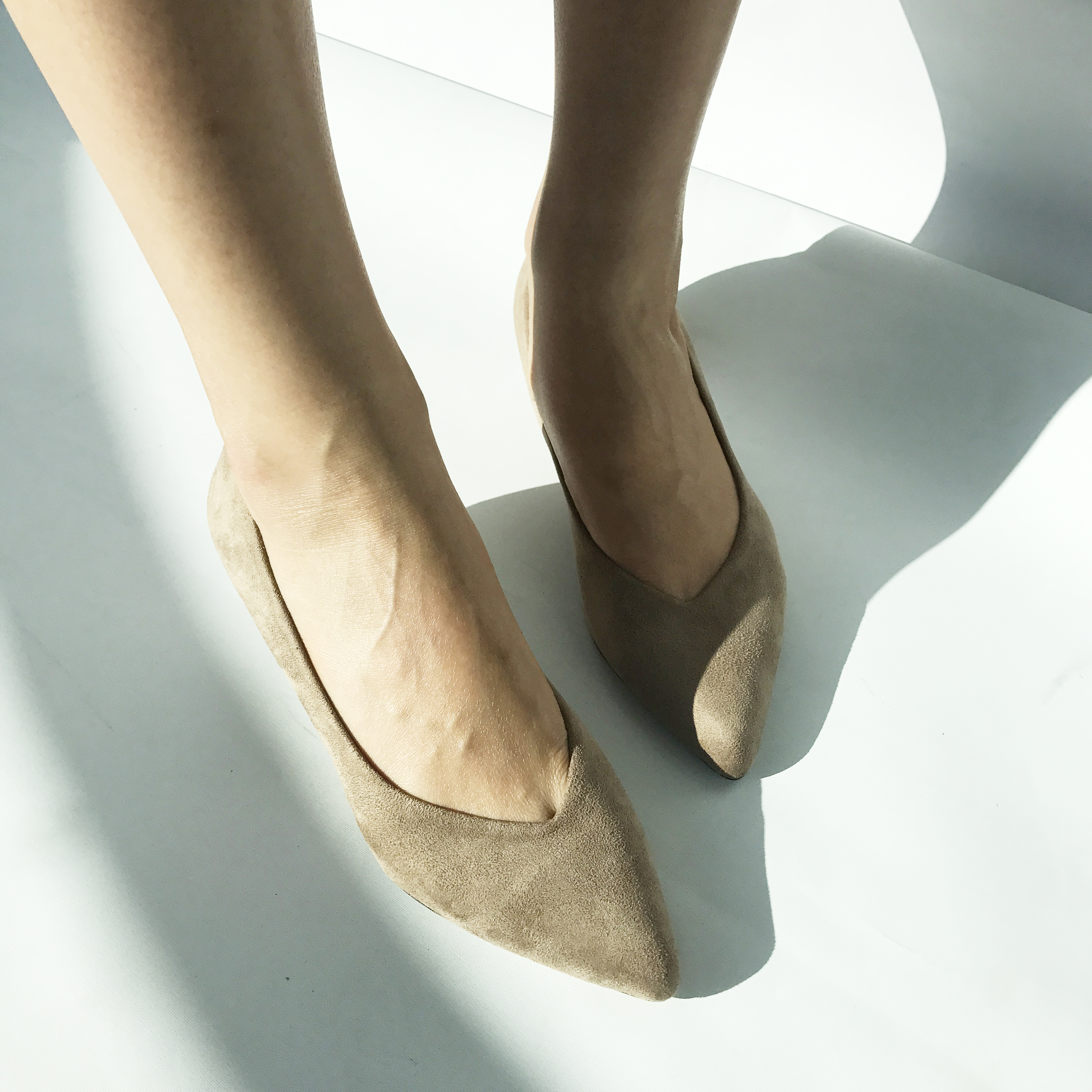 Suede stiletto midsole 5cm black, wine, beige 2017