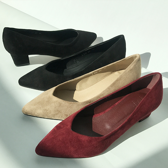 Suede stiletto midsole 5cm black, wine, beige 2017