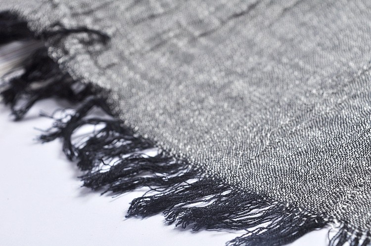 Men's women's public stall thin scarf stripe