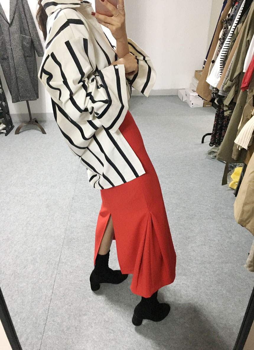 Mermaid Mermaid Long Skirt Line Skirt Winter High 