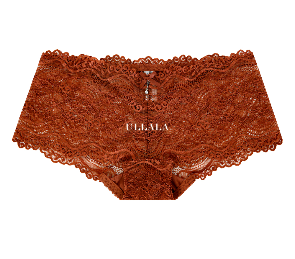 Coral Wedding Sexy Lace C Cup Wong Pong Bra Pantie