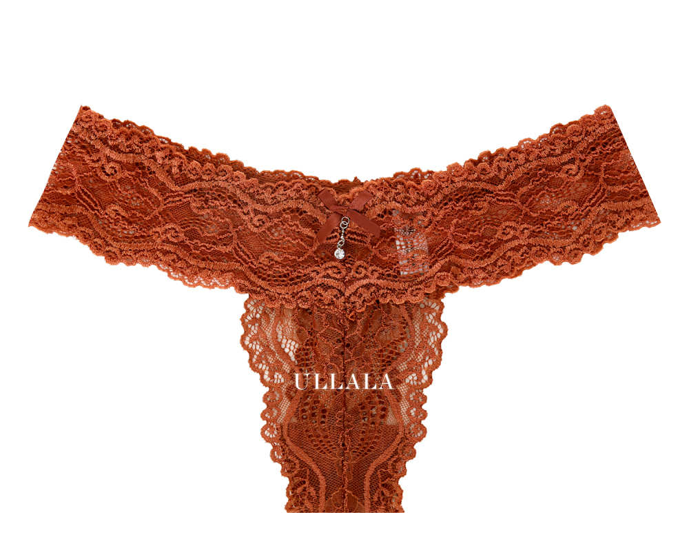 Coral Wedding Sexy Lace C Cup Wong Pong Bra Pantie