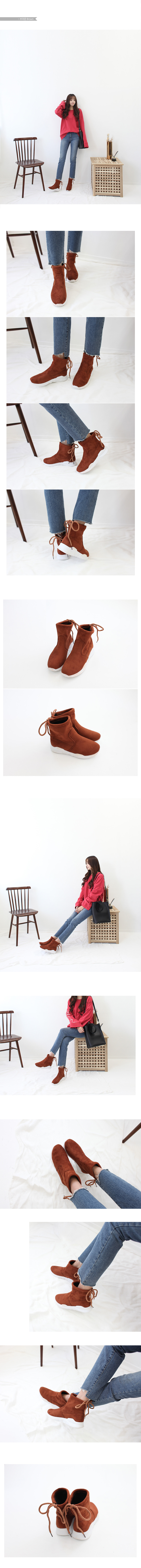 Two types of suede brushed lining boots Easy-to-gr