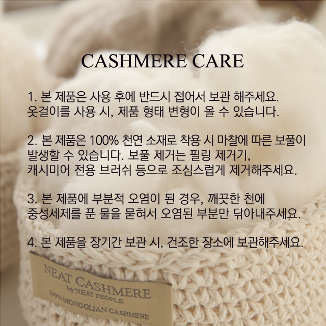 Mongolian Cashmere 100 Petit Shawl Muffler Seoul S