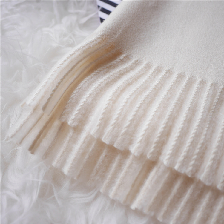 Virgin Wool 100 muffler winter shawl cashmere gift