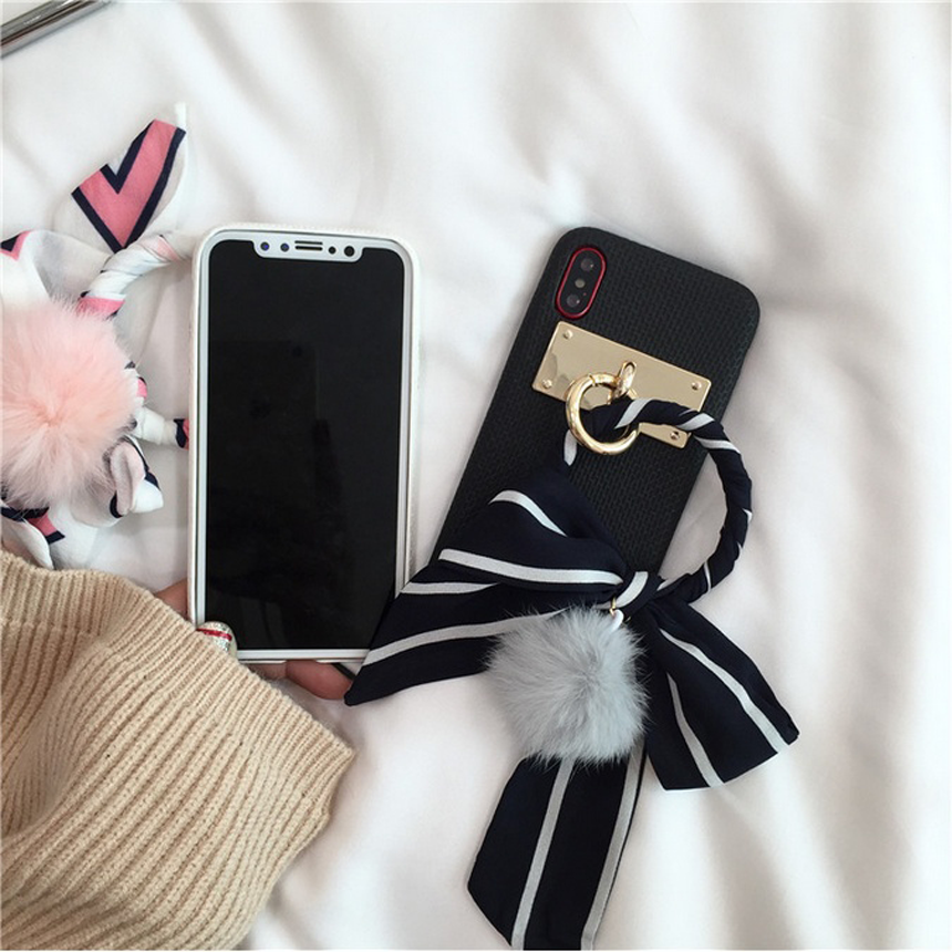 New Delhi iPhone 8 Scarf Case Plus Strap Card Hold