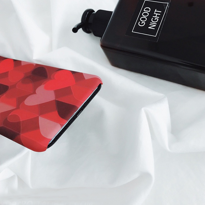 Love iPhone 8 Heart Case Plus Strap Card Holder Po