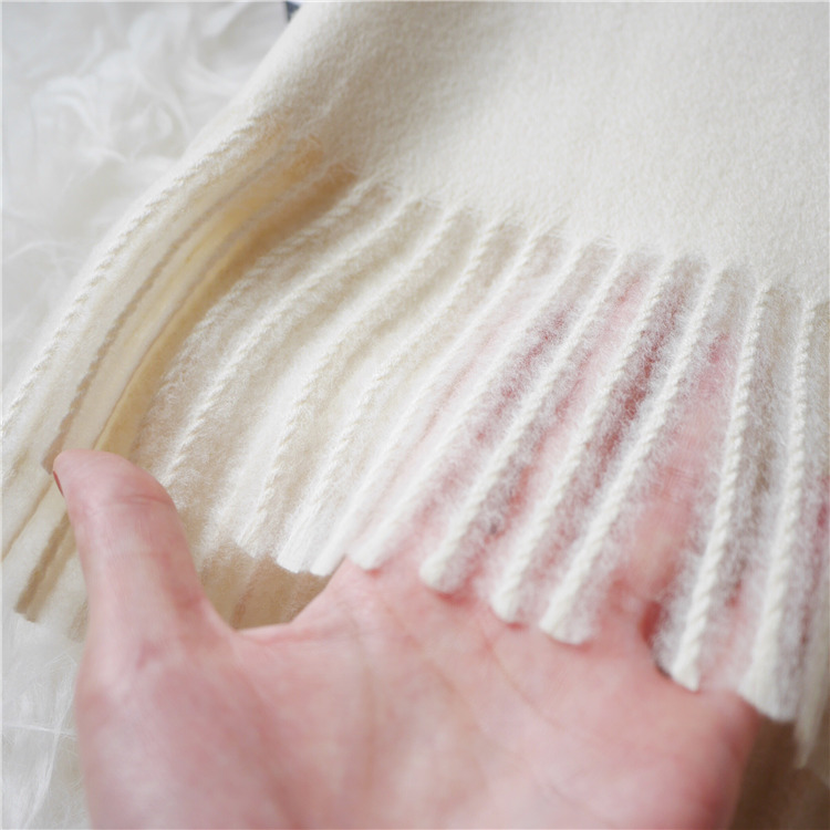 Virgin Wool 100 muffler winter shawl cashmere gift