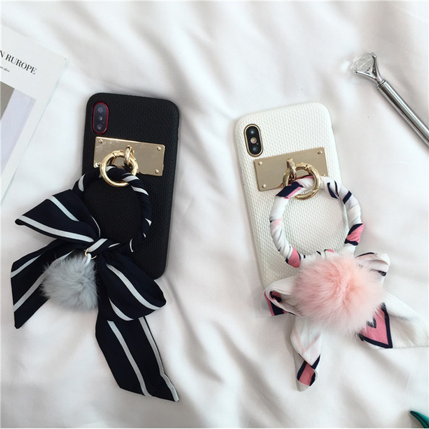 New Delhi iPhone 8 Scarf Case Plus Strap Card Hold