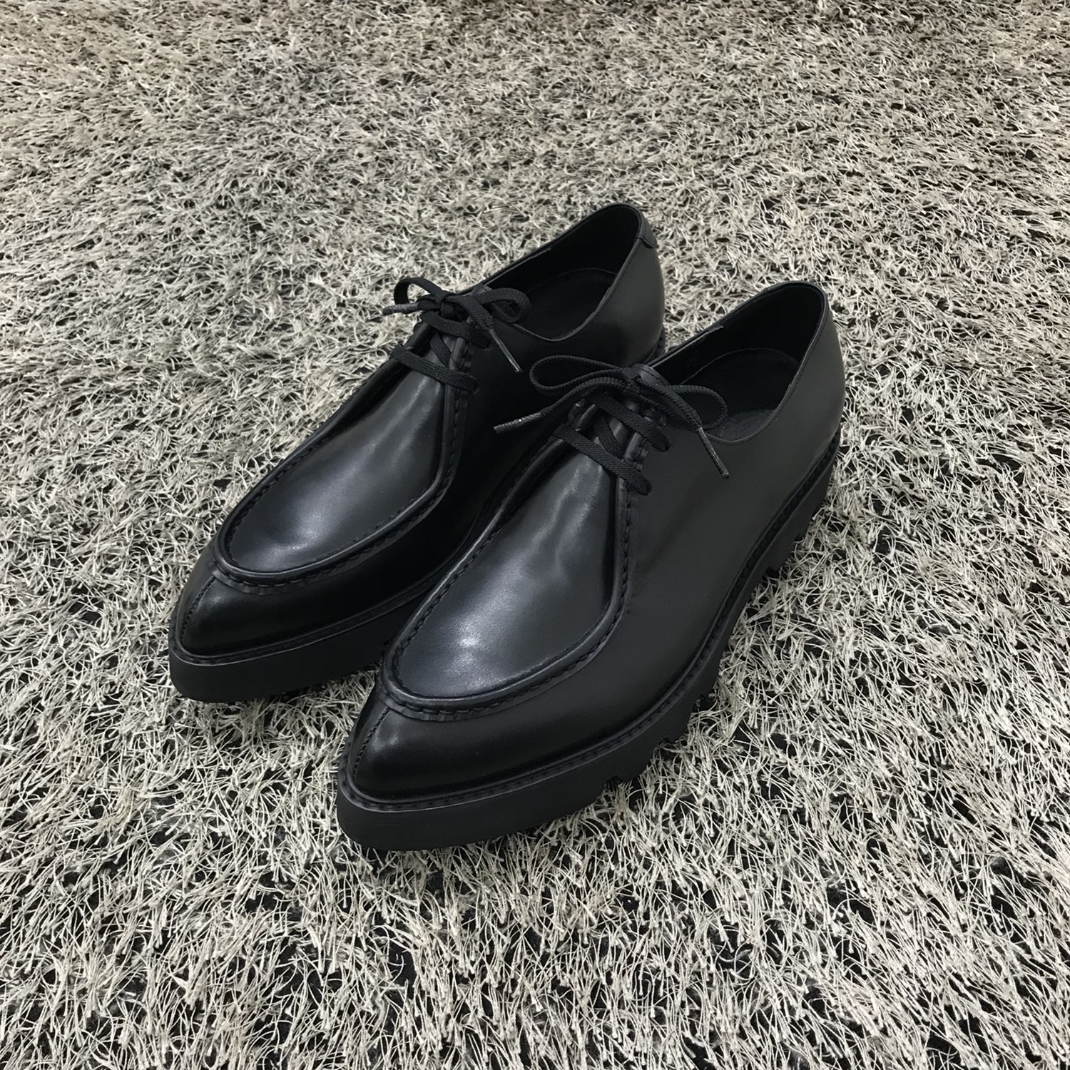 Men's Shark High Heel Shoe Handmade Shoe Heel 5