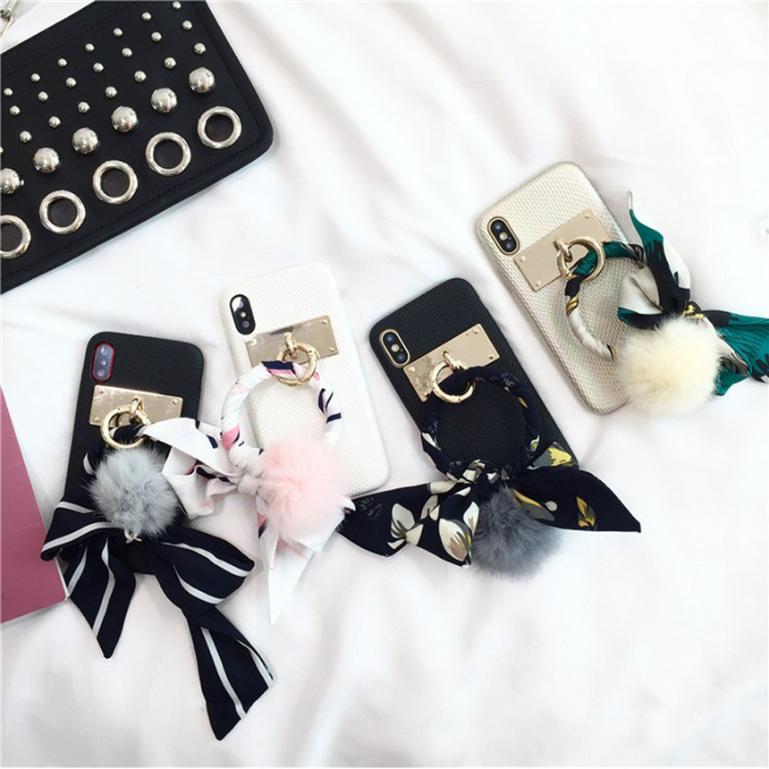 New Delhi iPhone 8 Scarf Case Plus Strap Card Hold