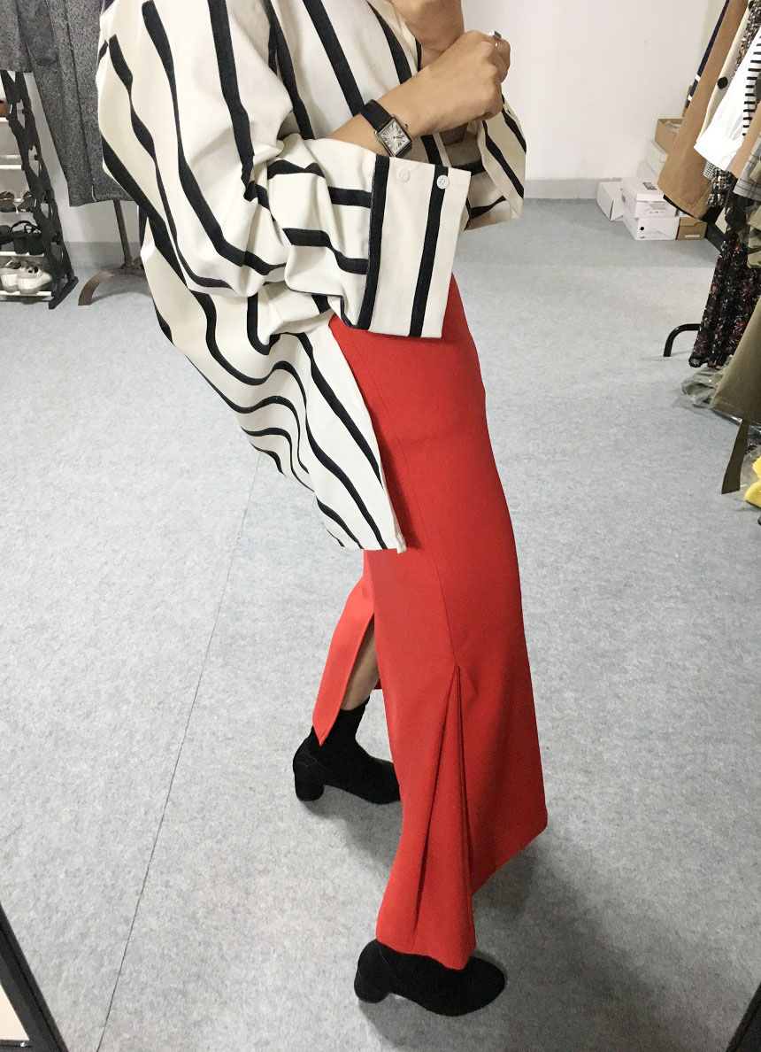 Mermaid Mermaid Long Skirt Line Skirt Winter High 