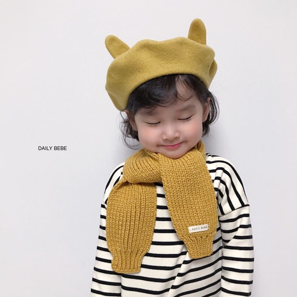 Knit Shawl Lovely Stylish Simple Muffler Throat Wa
