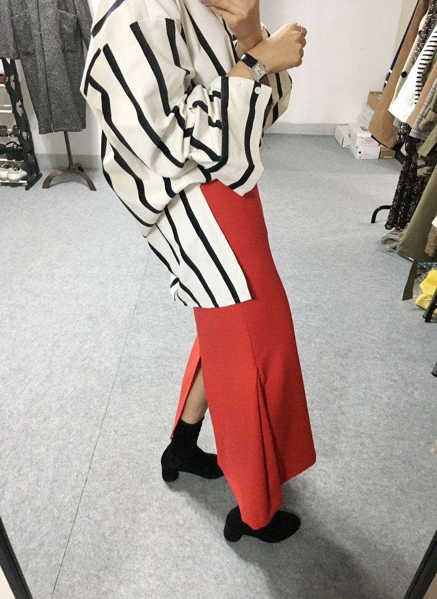 Mermaid Mermaid Long Skirt Line Skirt Winter High 