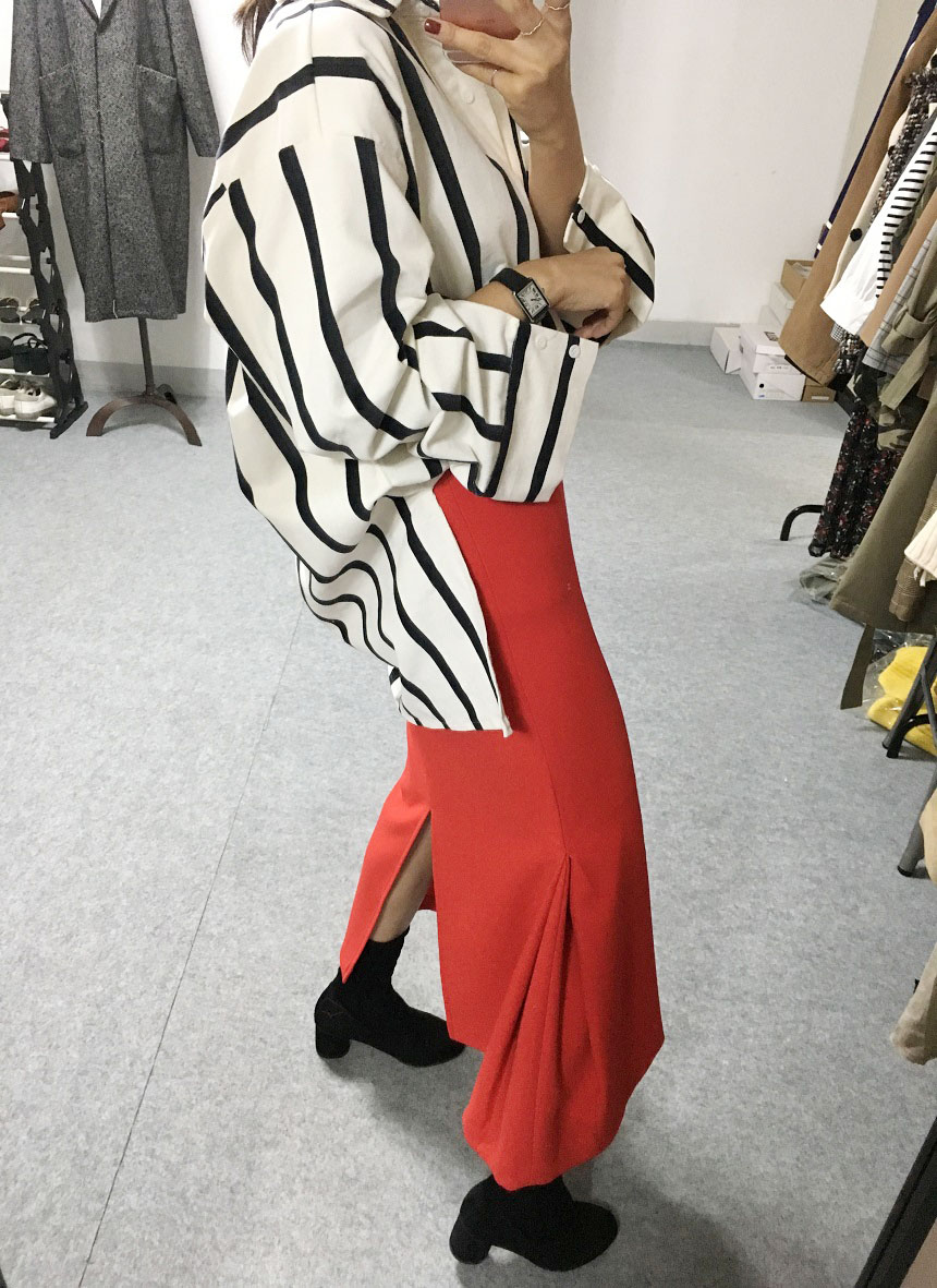 Mermaid Mermaid Long Skirt Line Skirt Winter High 