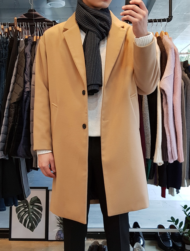 Stripe muffler 2color Man Coordination Shawl Pint 