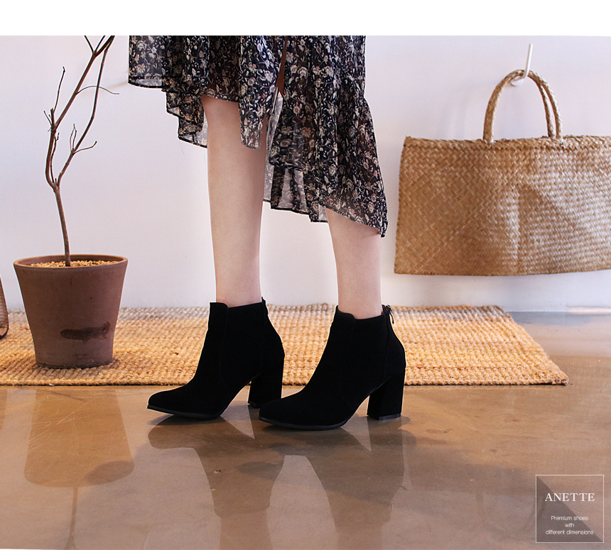 Ankle boots in midleigh suede 7cm women angel woma