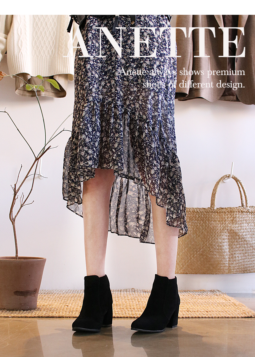 Ankle boots in midleigh suede 7cm women angel woma