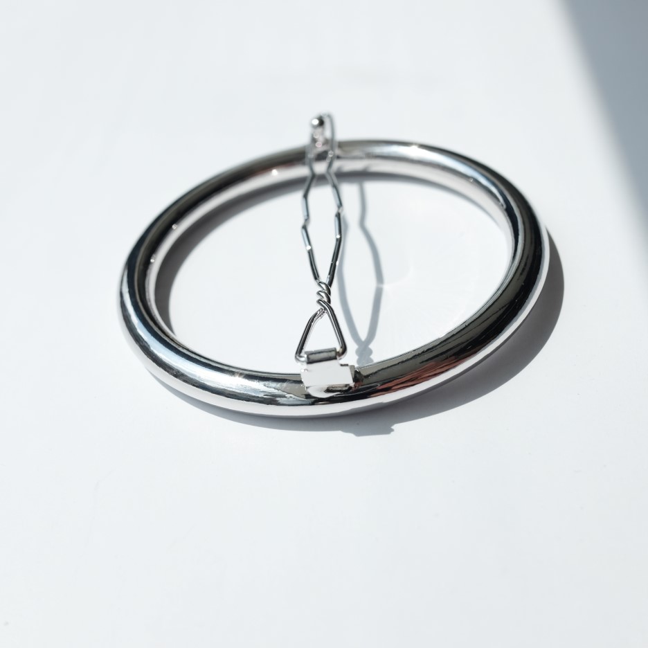 Hair Accessories Glitter Circle Metal Hairpins Mod