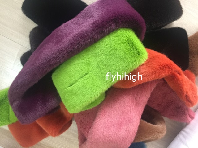 Fake fur eco fur shawl celebrity sponsor fake fur 