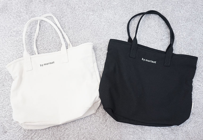 Daily Diary Round Zipper Canvas Eco Bag 2color Stu