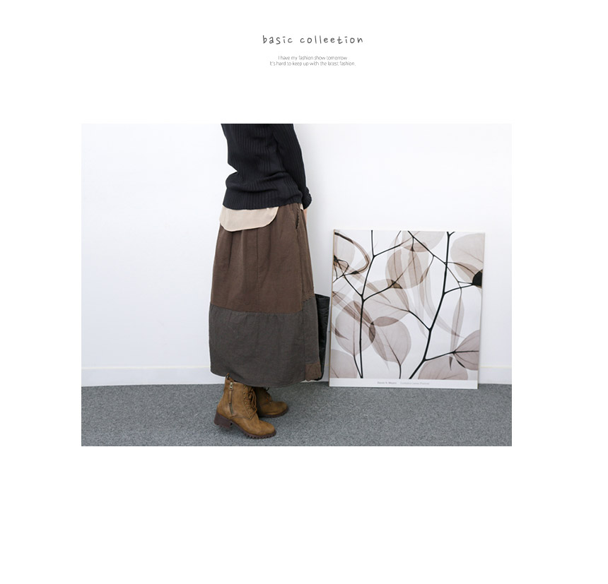 Winter embroidered skirts Long skirt lace Volume B