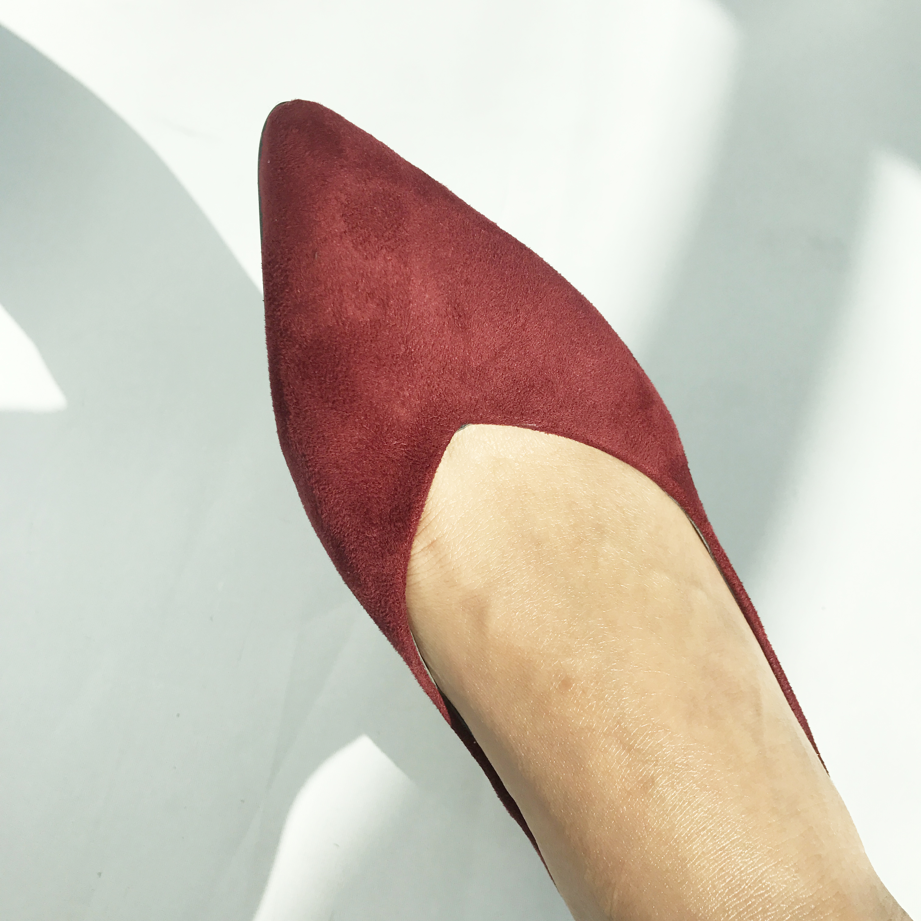 Suede stiletto midsole 5cm black, wine, beige 2017