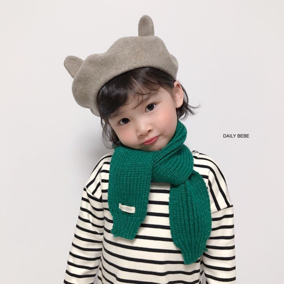 Knit Shawl Lovely Stylish Simple Muffler Throat Wa