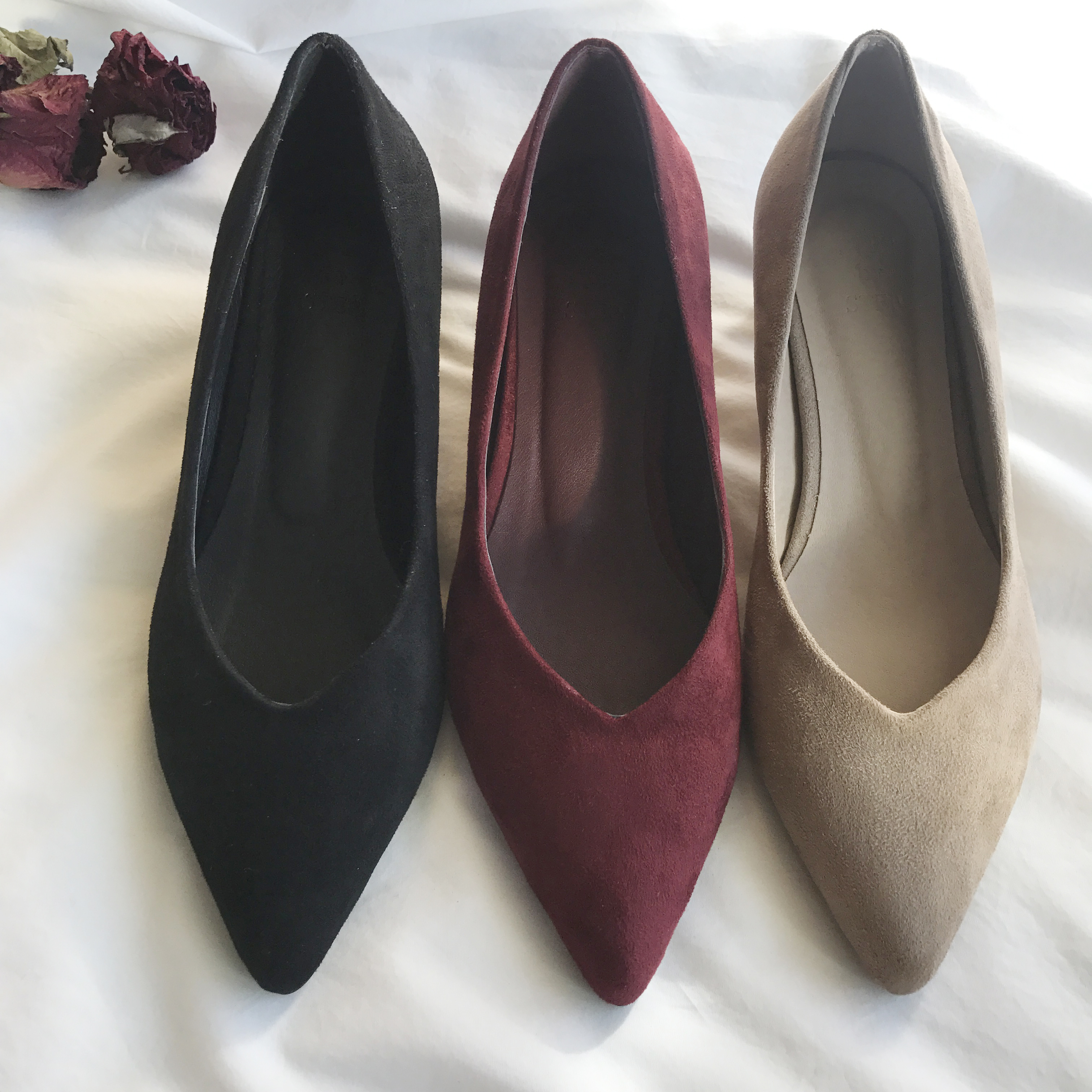 Suede stiletto midsole 5cm black, wine, beige 2017