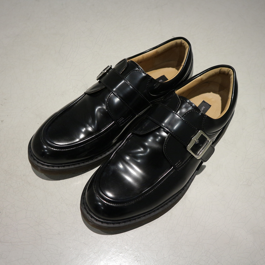Zeng Da Sho Men Single Monk Strap Black Shoes Fash