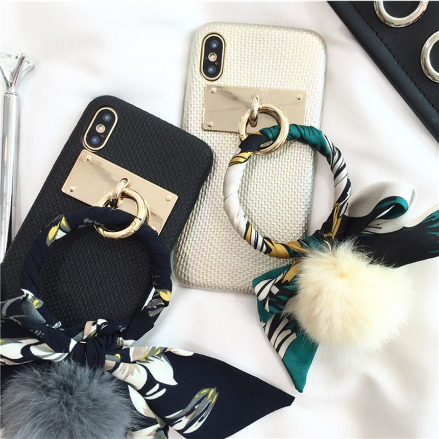 New Delhi iPhone 8 Scarf Case Plus Strap Card Hold