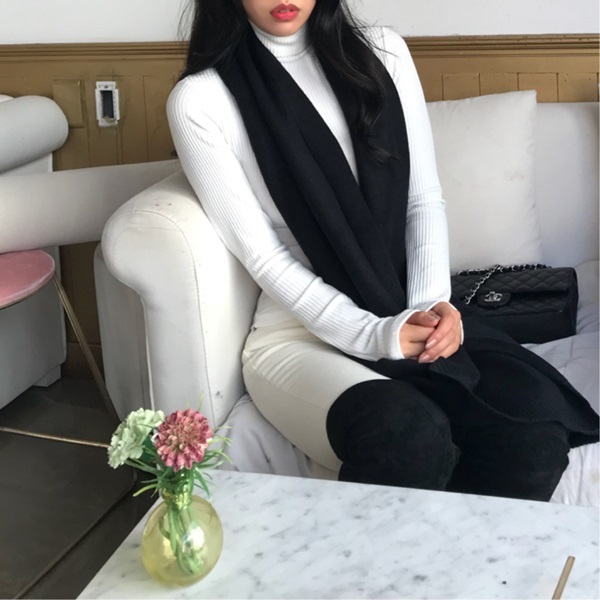 Winter knit scarf shawl 8color woman couple gift m