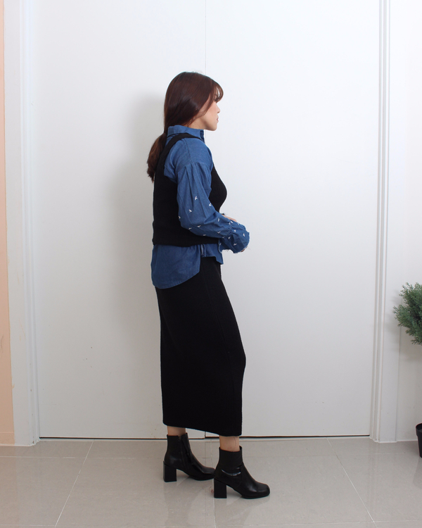 Mystic mood Bonita Long skirt 2color