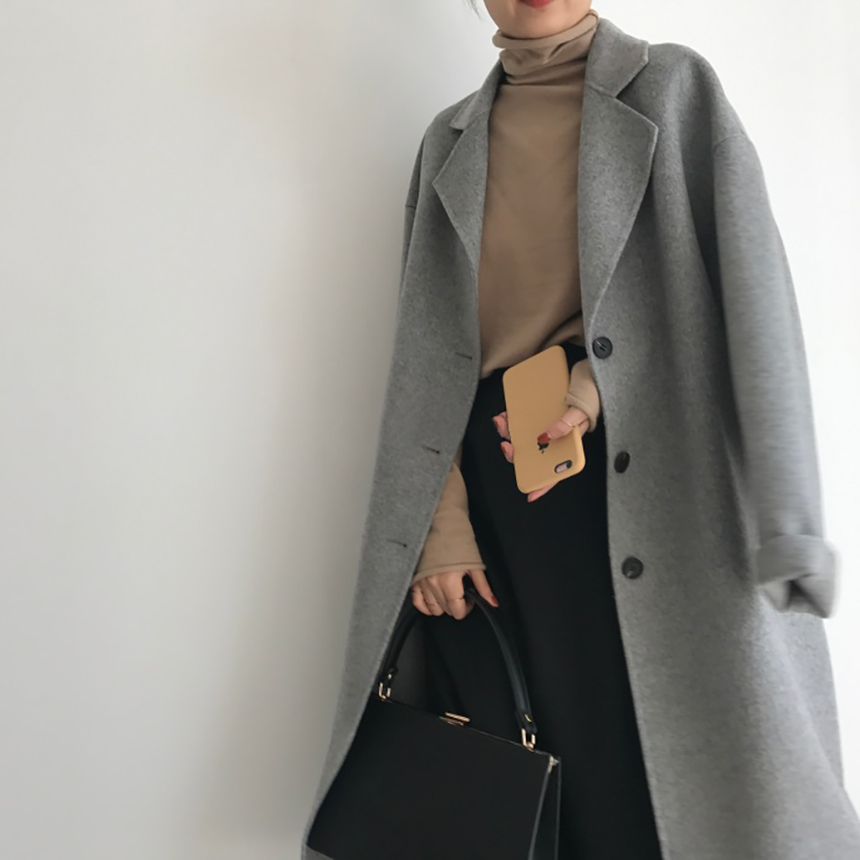 A line skirt Woolen Urun 30 years old woman
