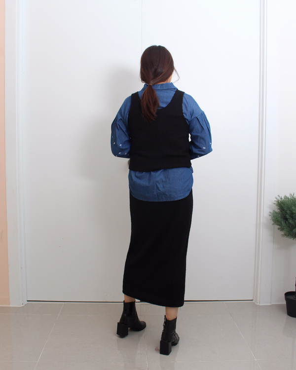 Mystic mood Bonita Long skirt 2color