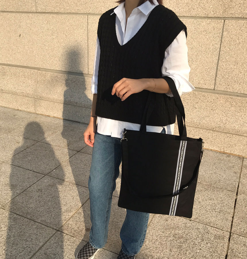Shoulder zipper Eco-back cross practical bag Simpl