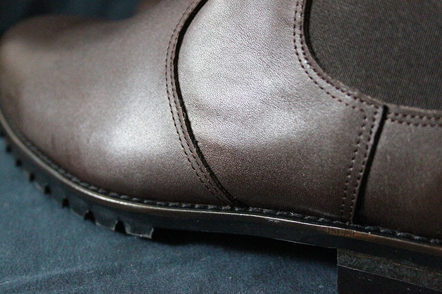 Natural cowhide leather handmade sof de mood Chels