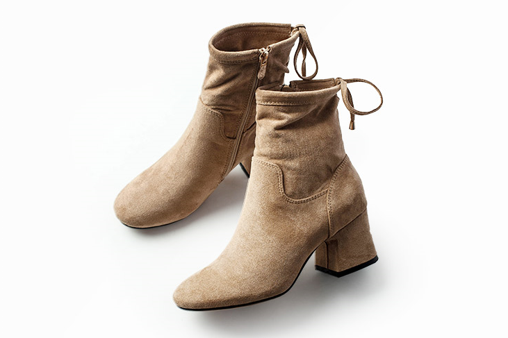 Thong Suede Angle Boots Women's Winter Middle A