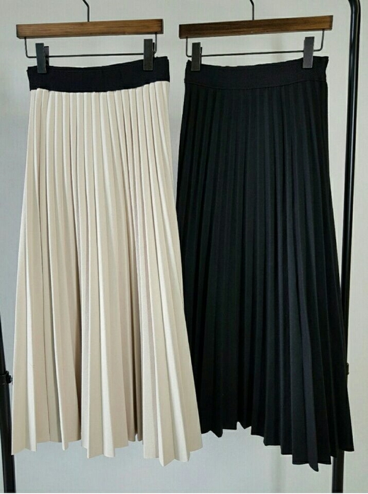 20 long wrinkled skirt Women Casual style Long fla